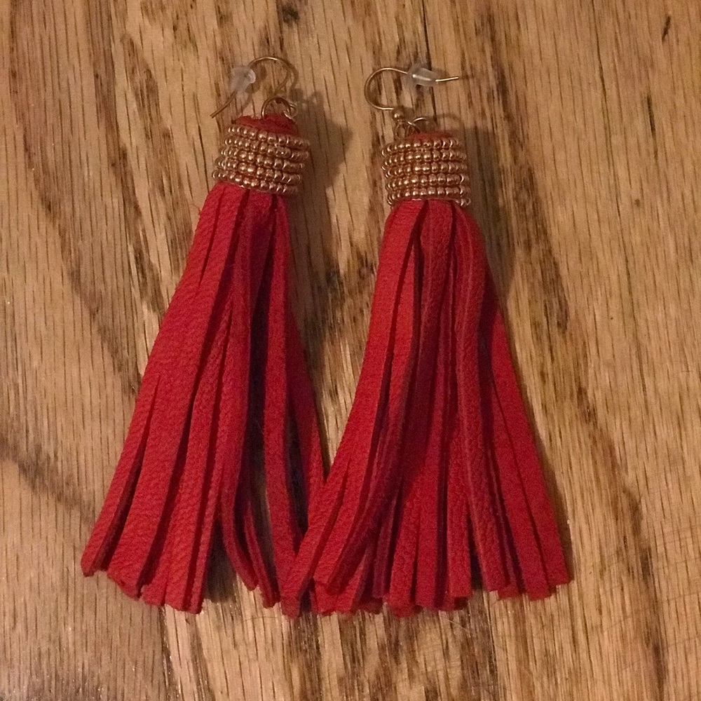 Leather earrings, extremely light!!